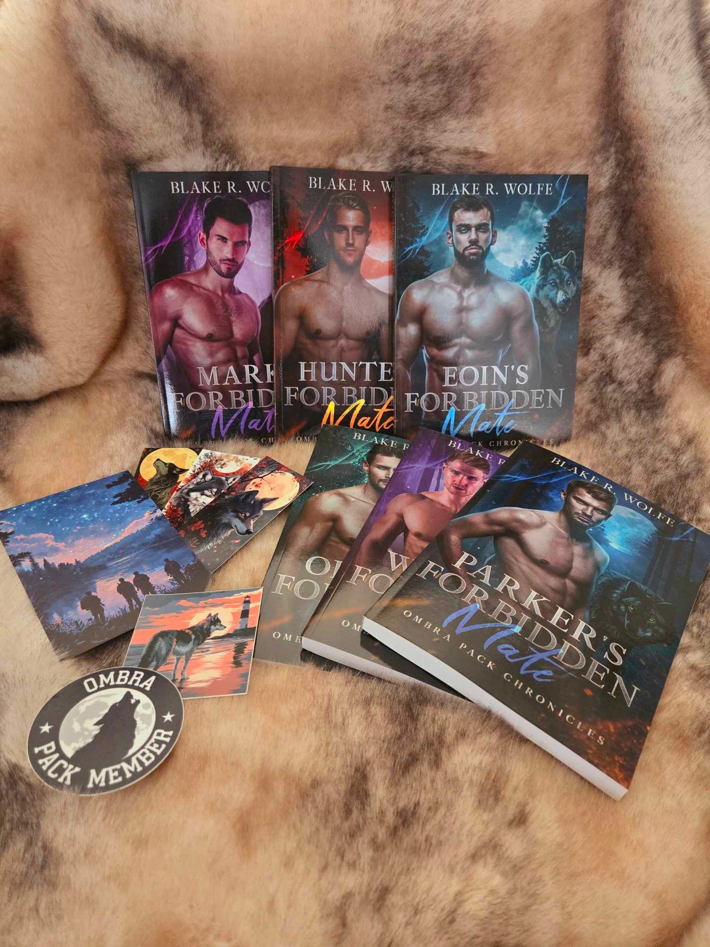 Ombra Pack Chronicles Bundle - Signed Paperback - Paranormal MM Romance