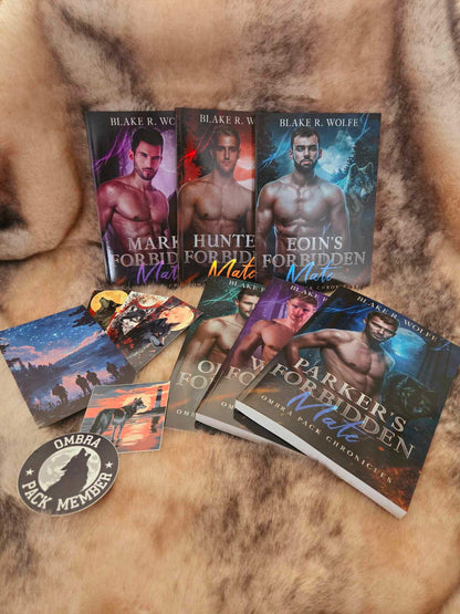 Ombra Pack Chronicles Bundle - Signed Paperback - Paranormal MM Romance