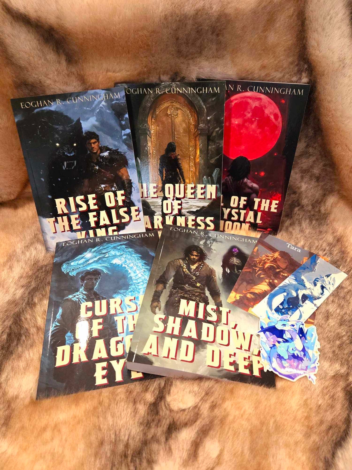 Crystalline Dragons Saga Bundle - Signed Paperbacks - LGBTQ Epic Fantasy