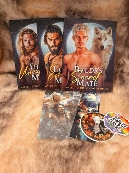 Mated to the Viking Alpha Bundle - Signed Paperbacks - Paranormal MM Romance