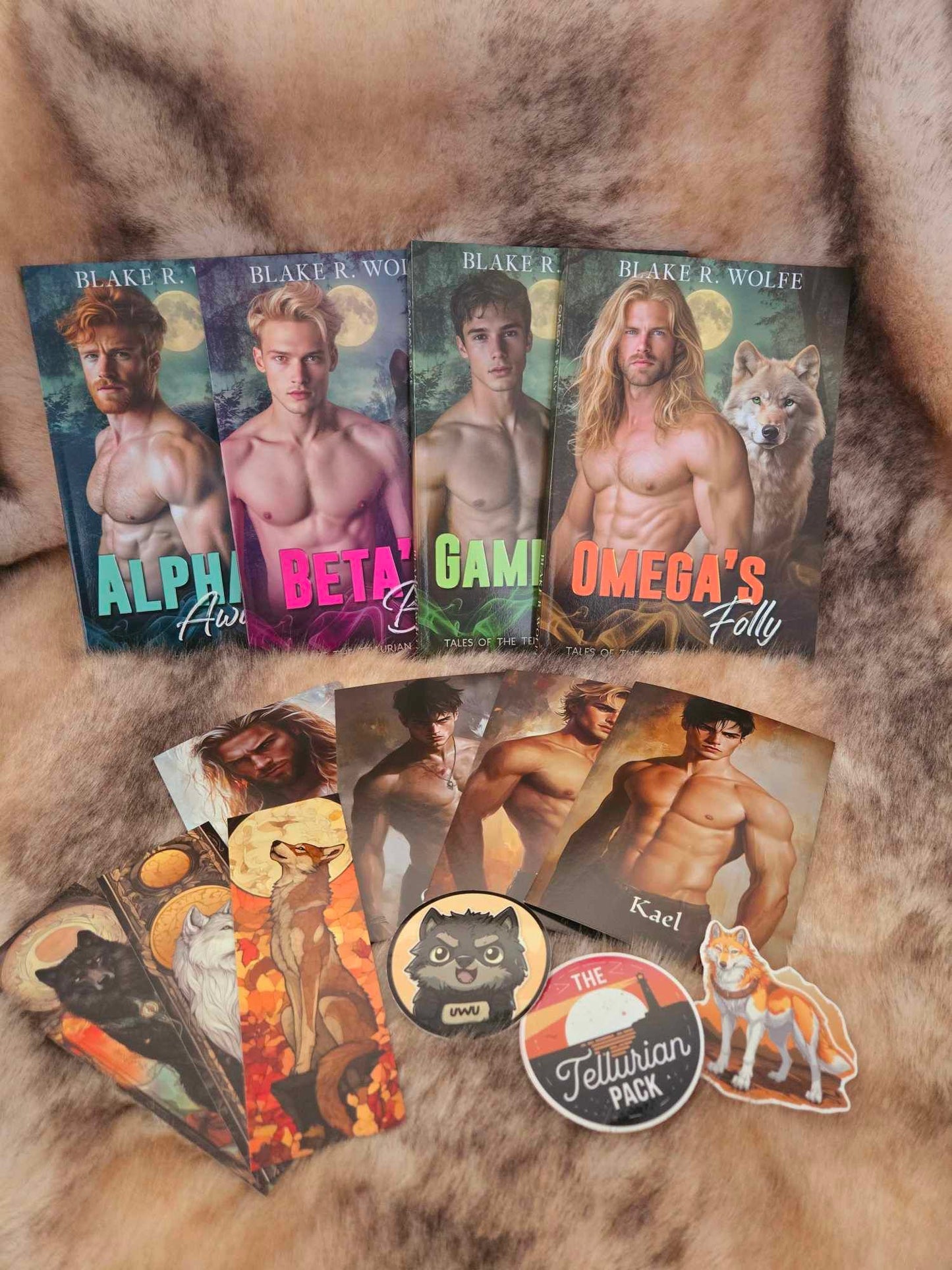 Tales of the Tellurian Pack Bundle - Signed Paperbacks - Paranormal MM Romance