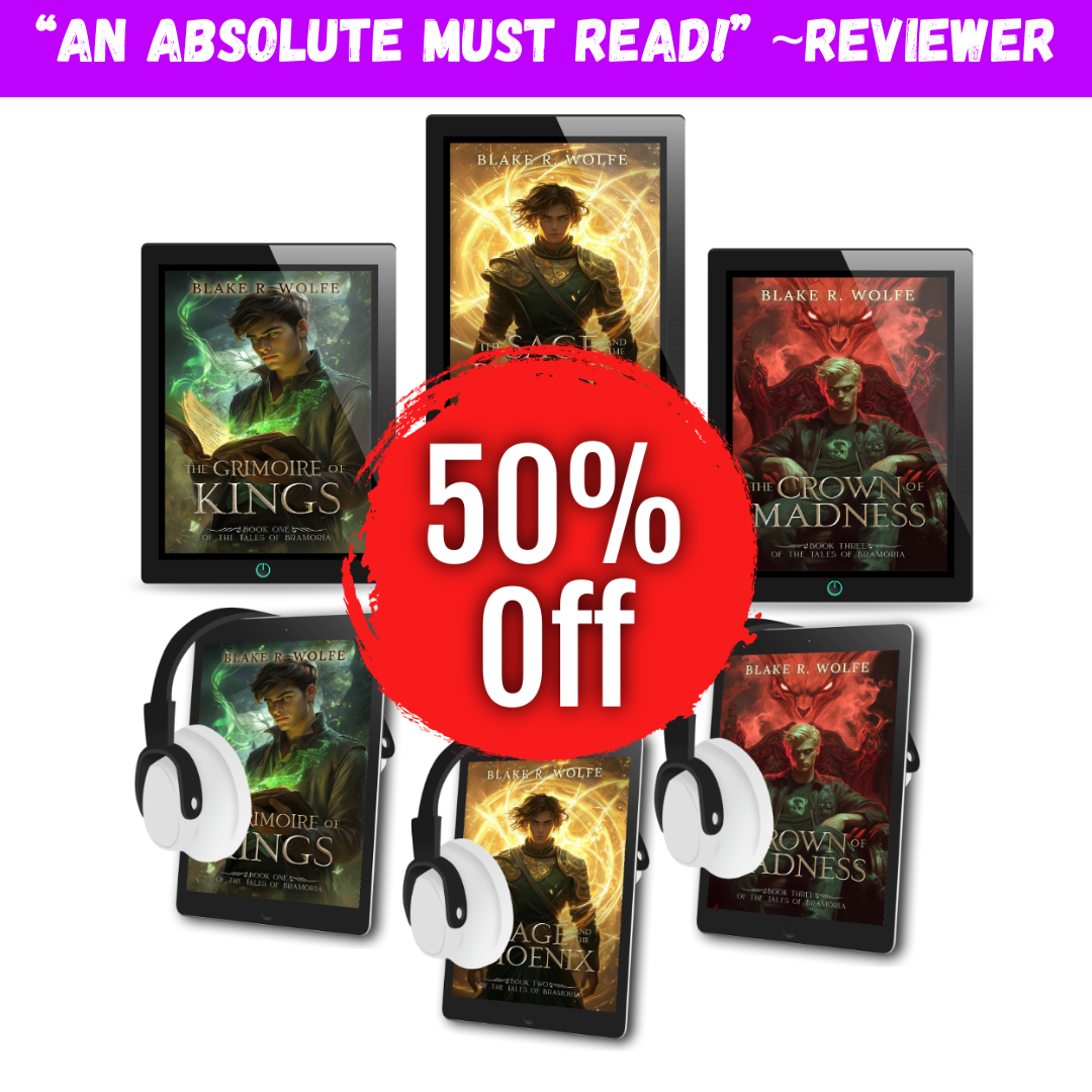 Tales of Bramoria - E-Book + Audiobook SUPER Bundle - LGBTQ Epic Fantasy