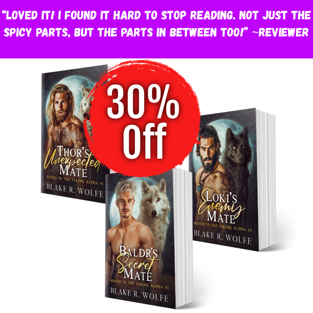 Mated to the Viking Alpha Bundle - Signed Paperbacks - Paranormal MM Romance