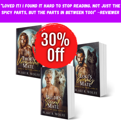 Mated to the Viking Alpha Bundle - Signed Paperbacks - Paranormal MM Romance