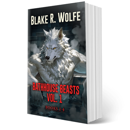 Bathhouse Beasts Bundle Vol. 1-3 - Signed Paperback -- mm paranormal shifter romance