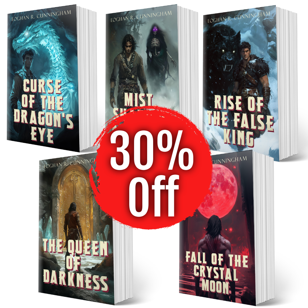 Crystalline Dragons Saga Bundle - Signed Paperbacks - LGBTQ Epic Fantasy
