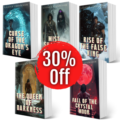 Crystalline Dragons Saga Bundle - Signed Paperbacks - LGBTQ Epic Fantasy