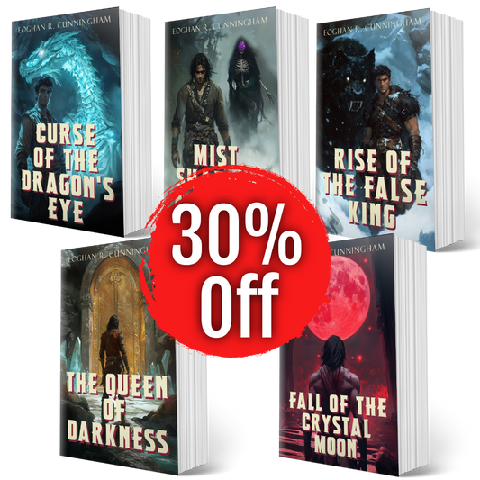 Crystalline Dragons Saga Bundle - Signed Paperbacks