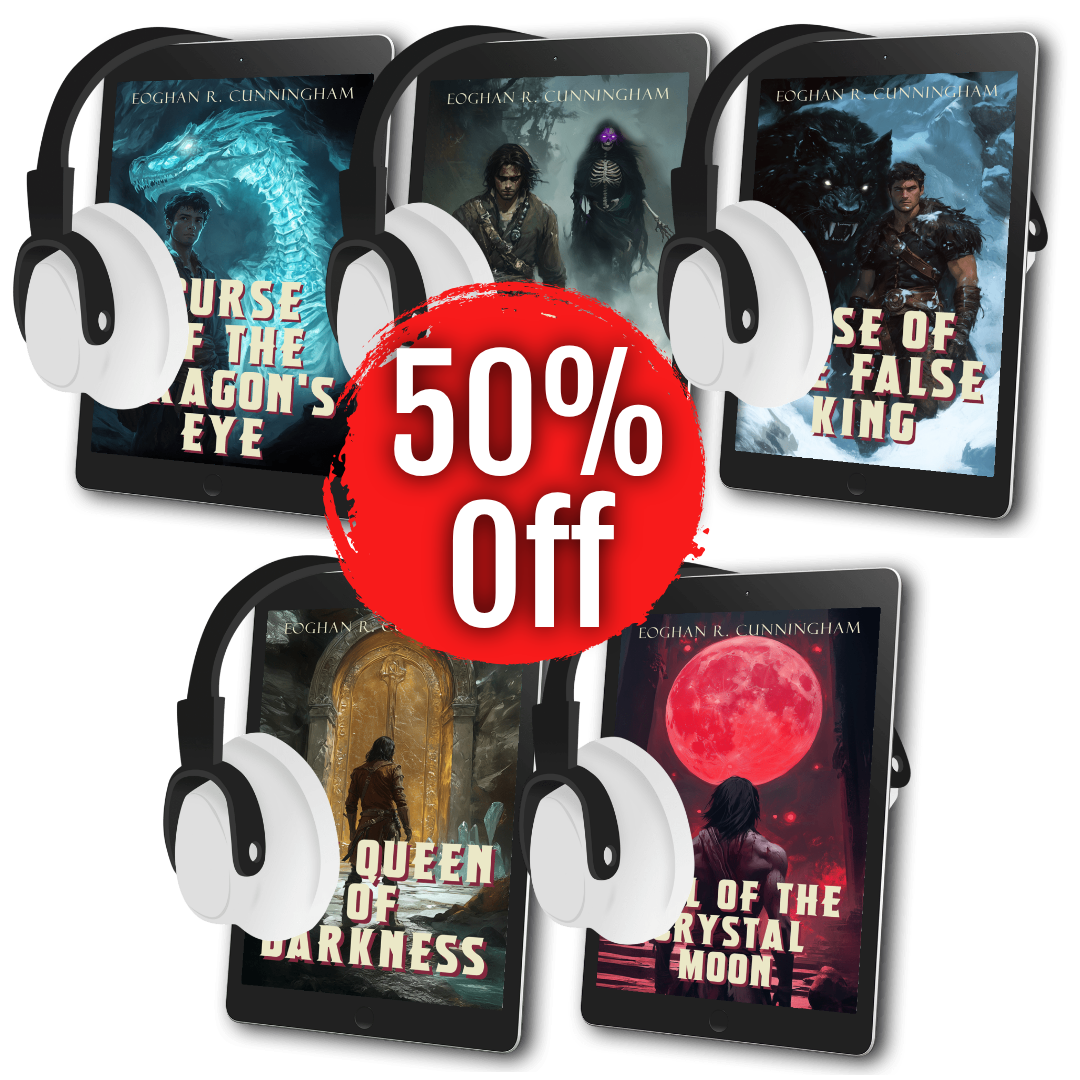Crystalline Dragons Saga Bundle - AUDIOBOOK - LGBTQ Epic Fantasy