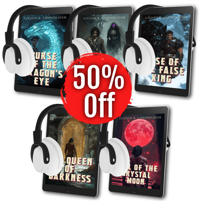 Crystalline Dragons Saga Bundle - AUDIOBOOK - LGBTQ Epic Fantasy