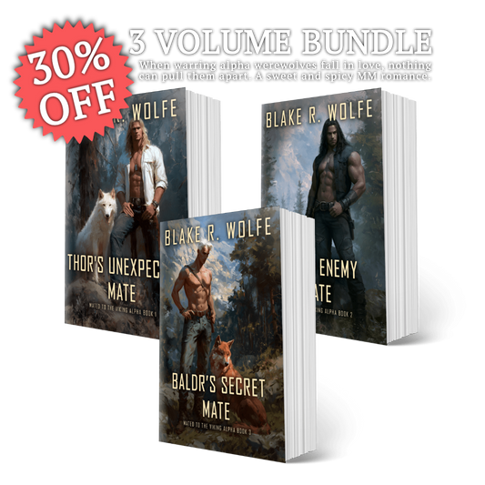Mated to the Viking Alpha Bundle - Signed Paperbacks - Paranormal MM Romance